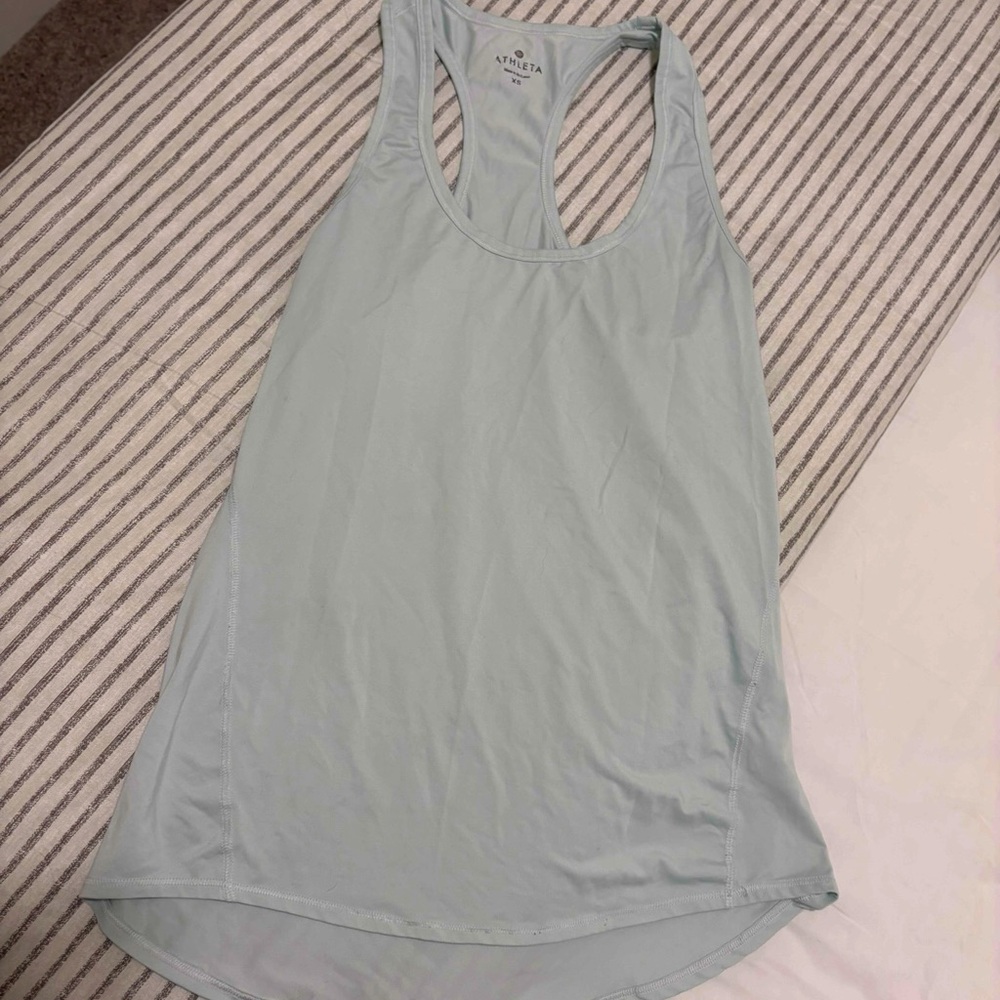 Athleta Women's Soft Blue Racerback Tank